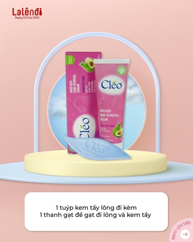 Kem tẩy lông Cleo Hồng