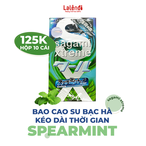 Sagami Bạc hà Xtreme Sprear Mint (10c) - Nhập khẩu chính hãng