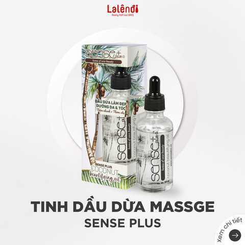 Tinh dầu dừa massage Sense Plus - 50ml