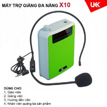 Máy Trợ Giảng UK X10 (Mic có dây - có pin)