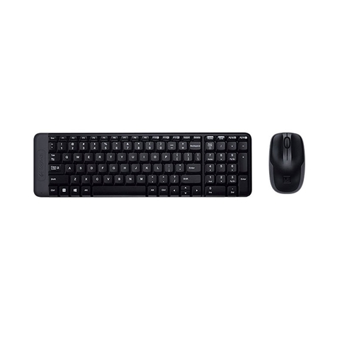 Bộ bàn phím chuột không dây Logitech MK220 Wireless USB