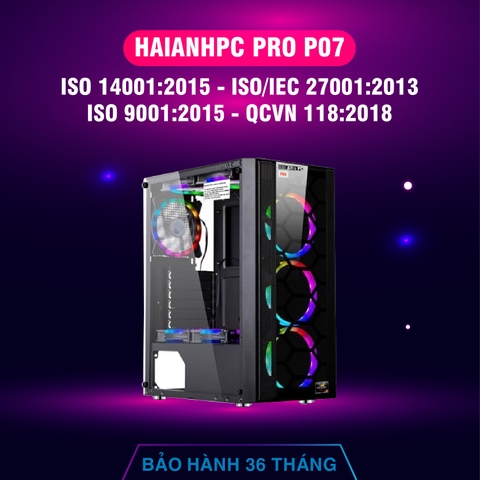 HAIANHPC PRO P07 (A320/R5 4500 / 8GB/ 2GB/ SSD 120GB + HDD 3TB/ K+M/ 500W) - 045003200801203T