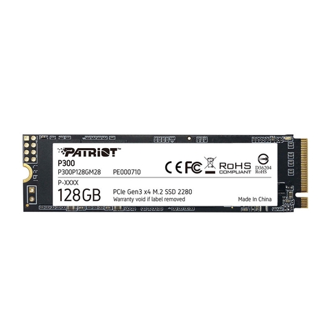Ổ cứng SSD PATRIOT P300 M.2 2280 PCIE GEN 3×4 128GB