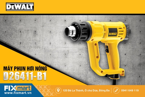 XỬ LÝ NHANH GỌN LỚP SƠN CŨ, ỐNG NHỰA VỚI MÁY THỔI HƠI NÓNG DEWALT D26411-B1