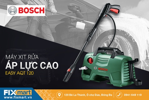 XE SANG SÁNG BÓNG VỚI MÁY PHUN XỊT RỬA ÁP LỰC CAO EASY AQT 120