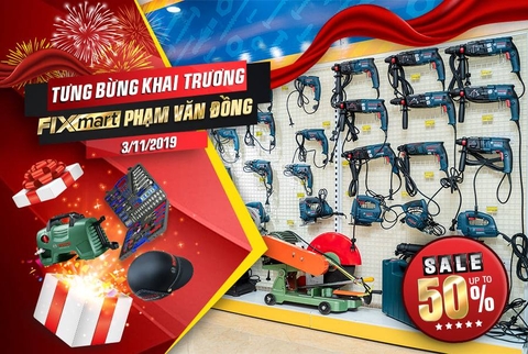 MỪNG KHAI TRƯƠNG CƠ SỞ 2, FIXMART TUNG MƯA QUÀ TẶNG!