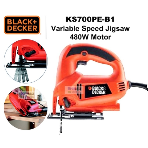 Black&Decker Máy cưa lọng 480W B&D KS700PE-B1