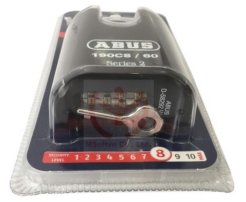 ABUS Khóa số 190CS/60 (đen)