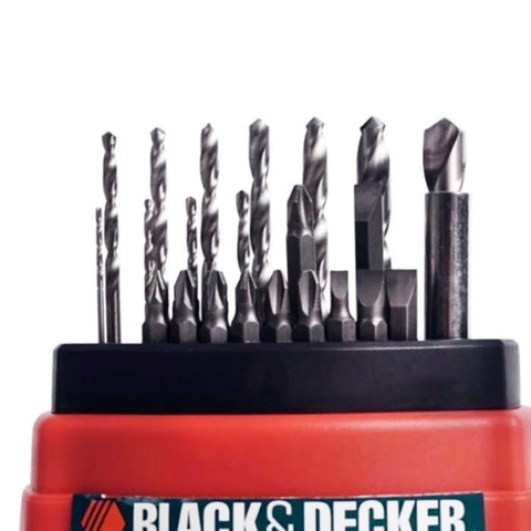 Black&Decker Bộ mũi khoan vặn vít 23 chi tiết 15095-B1