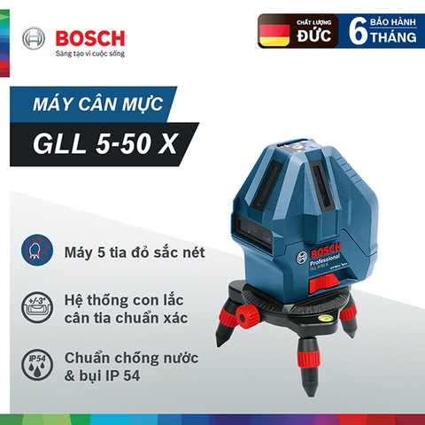 Máy cân mực laze GLL 5-50 X KIT