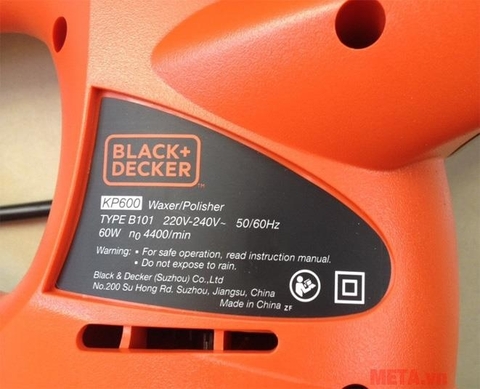 Black&Decker Máy đánh bóng cầm tay 60W KP600-XD (ba trấu)