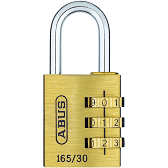 ABUS Khóa số 165/30 vàng đồng