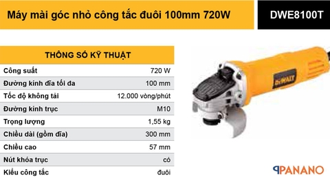 Máy mài góc Dewalt DWE8100T-B1