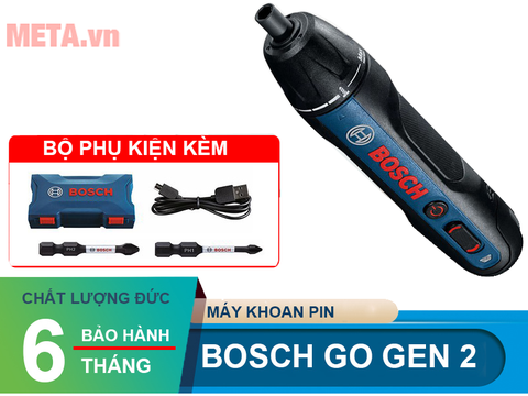 Bộ vặn vít Bosch Go Gen 2 (2 mũi vít)