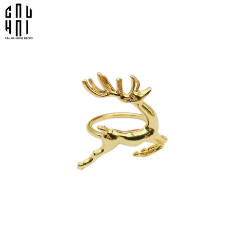 VÒNG KHĂN ĂN - GOLDEN DEER NAPKIN RING