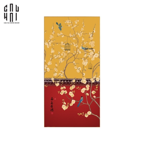 TRANH CANVAS SPRING CANARI 60X120CM