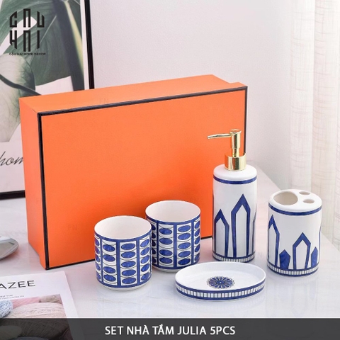 SET NHÀ TẮM JULIA 5PCS