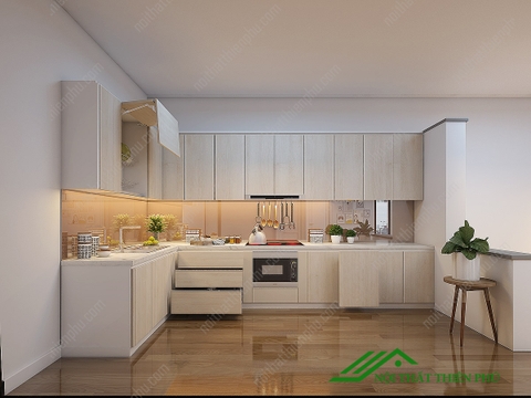 Tủ Bếp Hiện Đại Giá Rẻ - TB 03