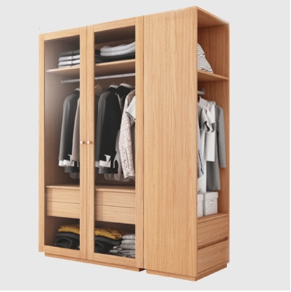 Tủ quần áo thiết kế hiện đại gỗ mdf - QA 11