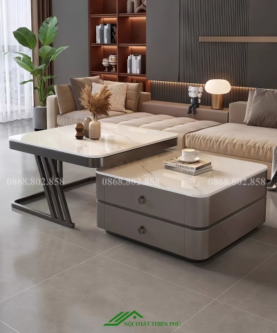 Bàn trà đôi phong cách hiện đại tối giản - BT 93