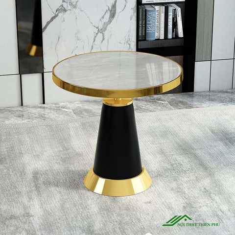 Bàn Trà Mặt Đá Mạ Vàng - BT 38