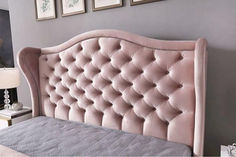 Giường ngủ bọc đệm nỉ hiện đại - BD 07