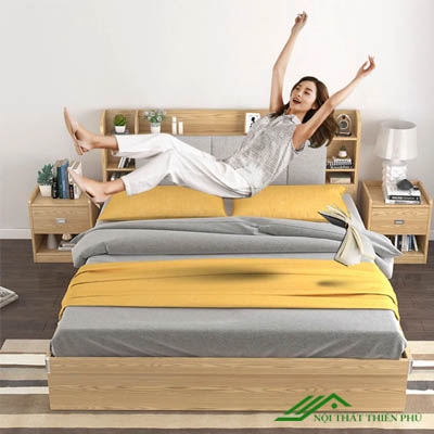 Giường Ngủ Hiện Đại Gỗ Công Nghiệp - GN 78