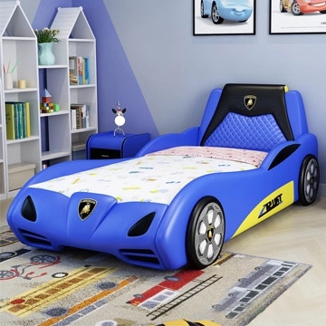 Giường ngủ cho bé trai hình ô tô đẹp - GN 11
