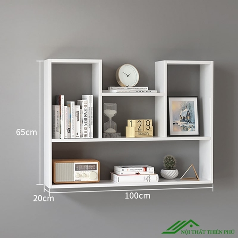 Kệ sách treo tường hiện đại - KS 07