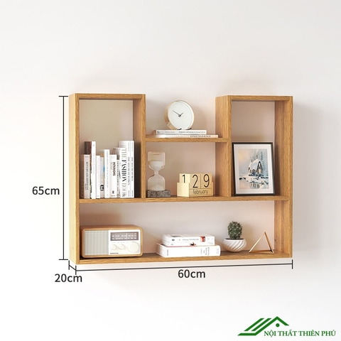 Kệ sách treo tường hiện đại - KS 07