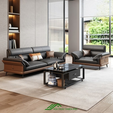 Sofa da cao cấp văn phòng, nhà ở hiện đại - SF 103