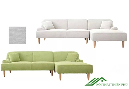 Sofa Chữ L Nỉ Bền Đẹp Hà Nội Giá Rẻ - SF 52
