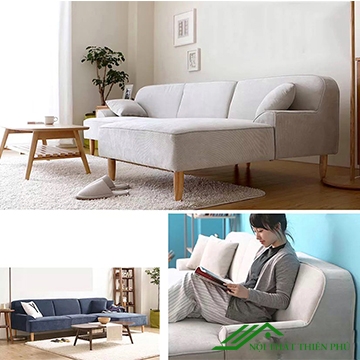 Sofa Chữ L Nỉ Bền Đẹp Hà Nội Giá Rẻ - SF 52