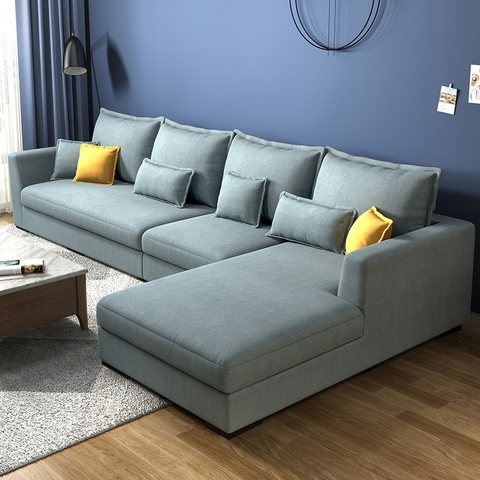 Sofa Nỉ Chữ L Sang Trọng Hiện Đại - SF 002