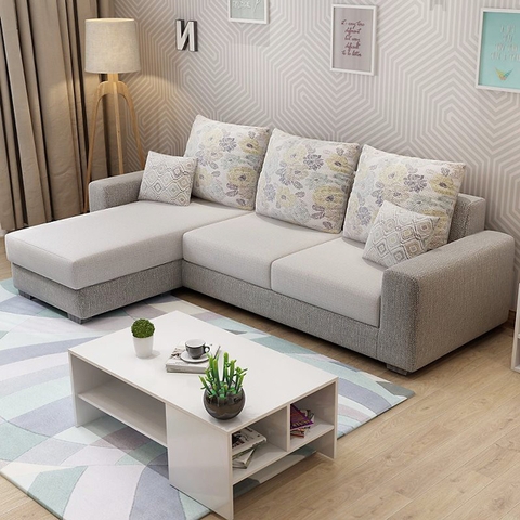 Sofa Góc Bọc Nỉ Phòng Khách - SF 56