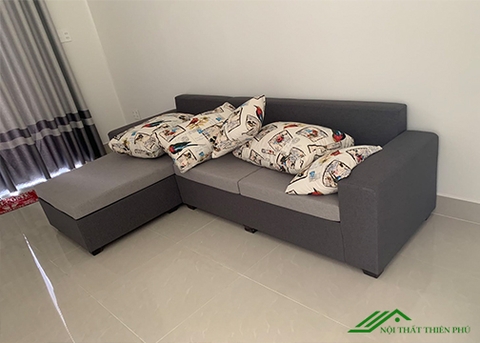 Sofa Góc Bọc Nỉ Phòng Khách - SF 56
