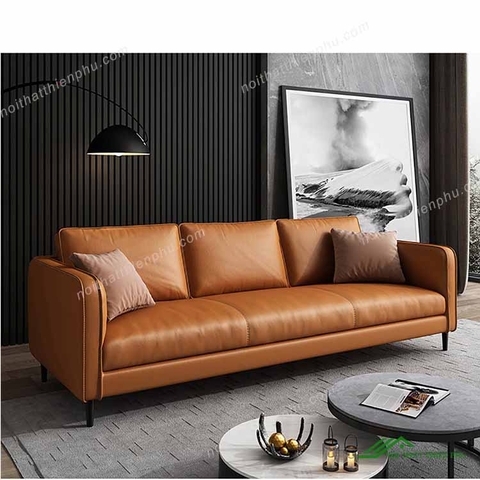Sofa Da Cao Cấp Khung Gỗ Tự Nhiên - SF 92