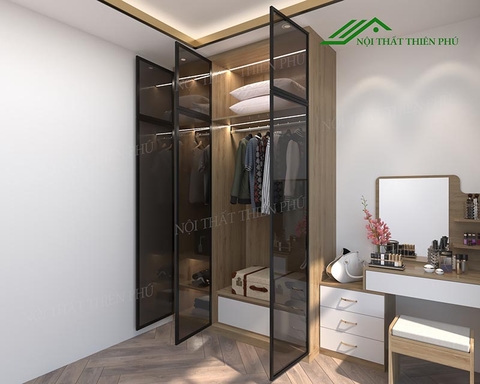 Tủ Áo 3 Cánh Kính- TK 05
