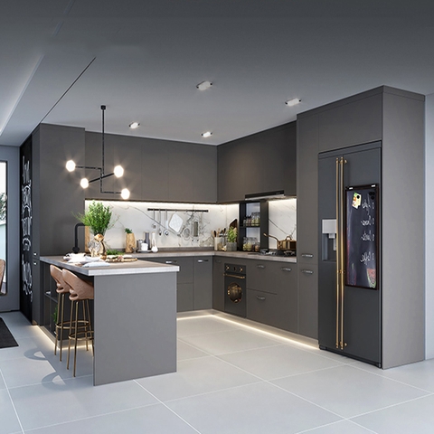 Tủ Bếp Hiện Đại Giá Rẻ - TB 03