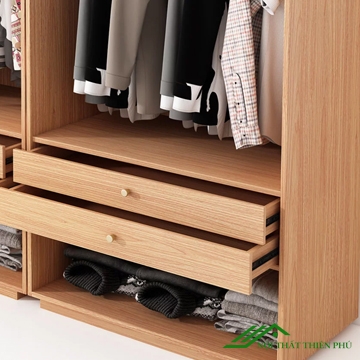 Tủ quần áo thiết kế hiện đại gỗ mdf - QA 11