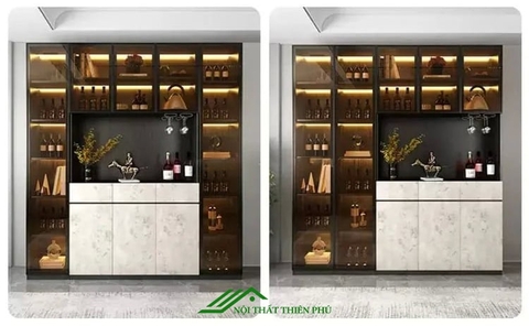 Tủ rượu đẹp trang trí phòng khách - TR 26