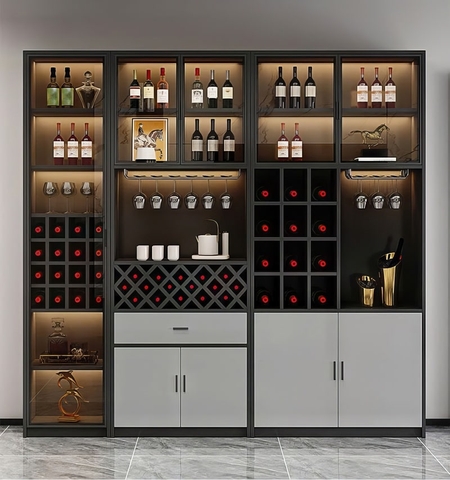 Tủ trưng bày rượu có đèn led cao cấp - TR 33