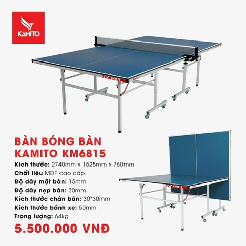 Bàn bóng bàn Kamito 6815