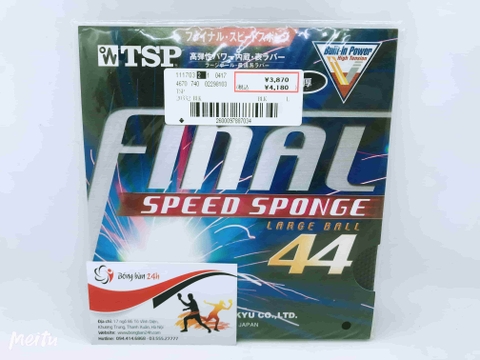 TSP Final Speed Sponge nội địa Nhật