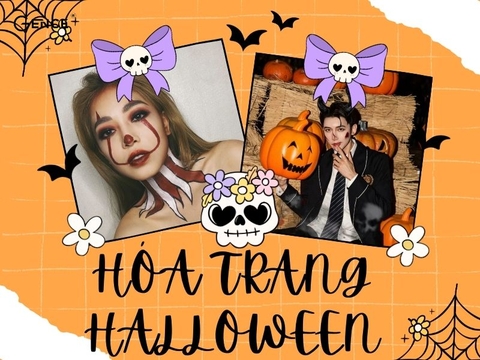 Hướng dẫn hóa trang halloween độc lạ, kinh dị cho nam và nữ