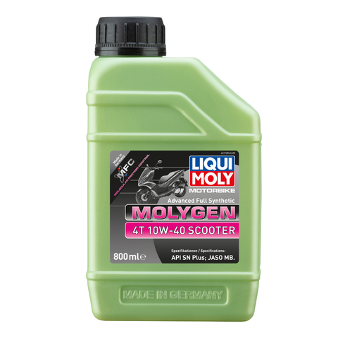 NHỚT XE MÁY (MOTORBIKE 4T 10W40 MOLYGEN SCOOTER LIQUI MOLY 800ML ) - 21896