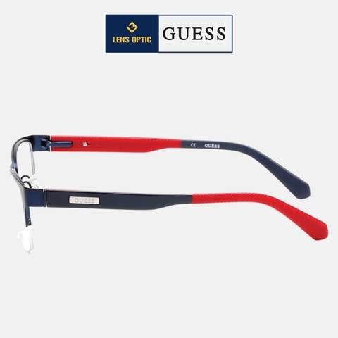 Gọng kính thép không gỉ Unisex, nam nữ Guess GU1859 54 091 chính hãng - LensOptic