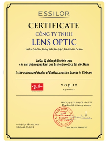 Gọng kính thép không gỉ Unisex, nam nữ Vogue OV04249 5170 chính hãng - LensOptic