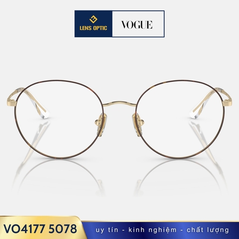 Gọng kính thép không gỉ Unisex, nam nữ Vogue VOGUE4177 5078 chính hãng - LensOptic