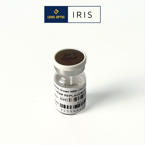 Kính áp tròng thẩm mỹ IRIS CLEAR PUPIL dành cho mắt khiếm khuyết, lens che khuyết điểm mắt IRIS - Lens Optic